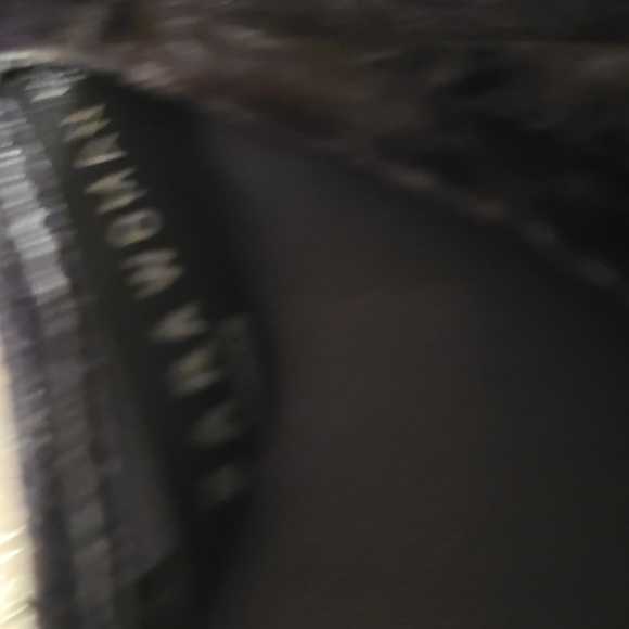 Zara Women’s Green‎ Gray Velvet Crushed Dress Key Hole Size Small - Picture 4 of 6